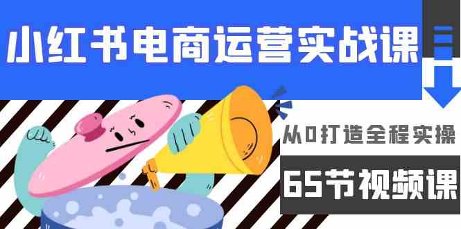 （9724期）小红书电商运营实战课，​从0打造全程实操（65节视频课）-艾云网创