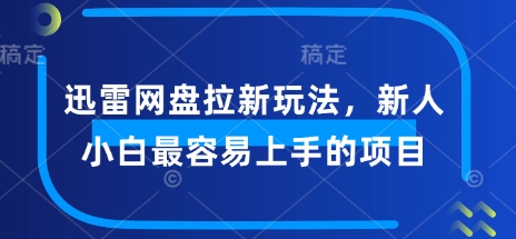 迅雷网盘拉新玩法，新人小白最容易上手的项目-艾云网创