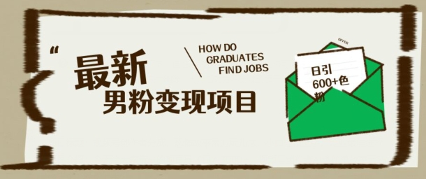最新男粉变现项目，日引100+S粉，流量爆炸，小白轻松上手-艾云网创